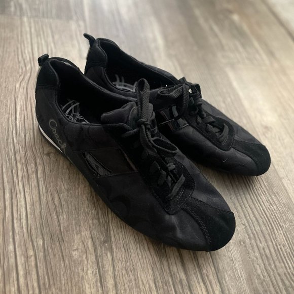 Coach Shoes - ⭐️ Monogram Coach Running Workout Athletic Lace Up Boho Chic Everyday Sneakers
